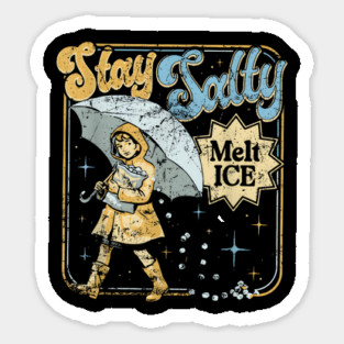 Stay-Salty-Melt-Ice Sticker