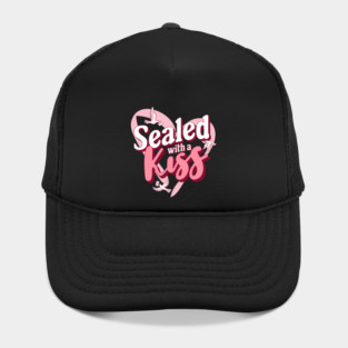Sealed with a Kiss Valentines Day Themed Design Hat