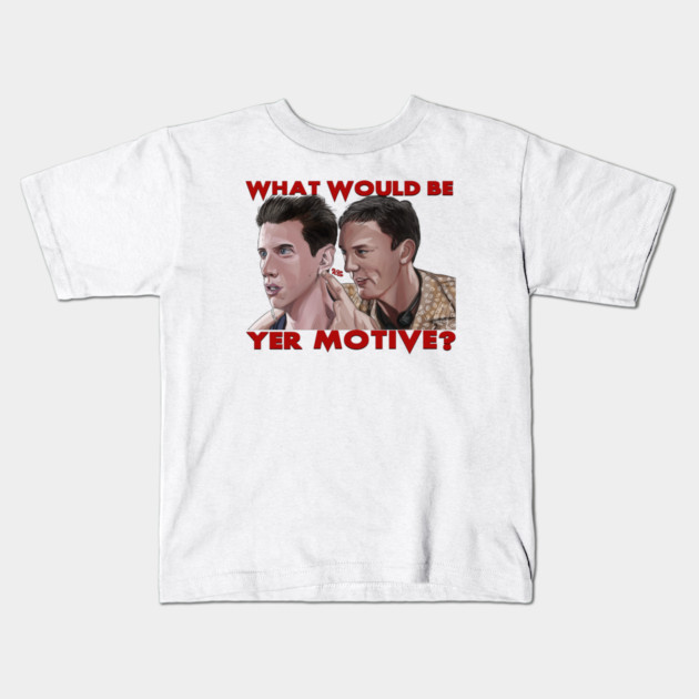 Scream: What Would Be Yer Motive? Kids T-Shirt by 51Deesigns