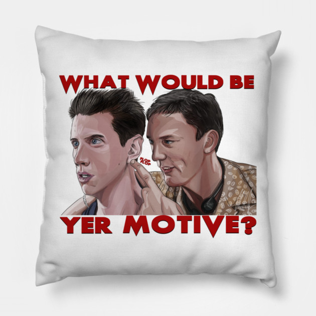 Scream: What Would Be Yer Motive? Pillow by 51Deesigns