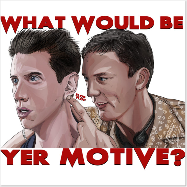 Scream: What Would Be Yer Motive? Wall Art by 51Deesigns