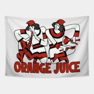 Orange Juice ------ 80s Fan Art Tapestry