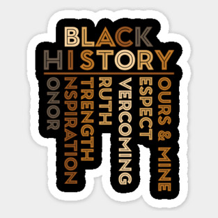 Black History Values Crossword Design Magnet