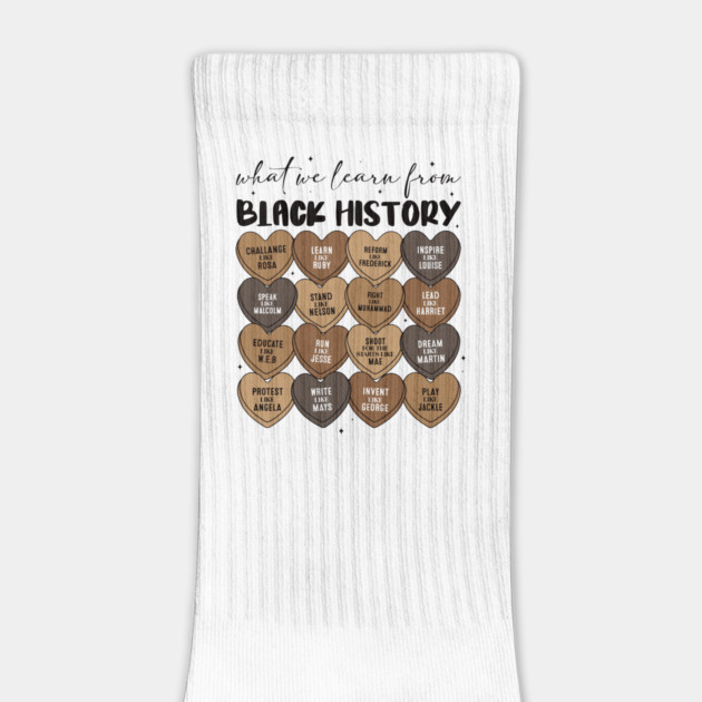 Lessons From Legends: Black History Valentine's Day Heart Grid by UrbanLifeApparel