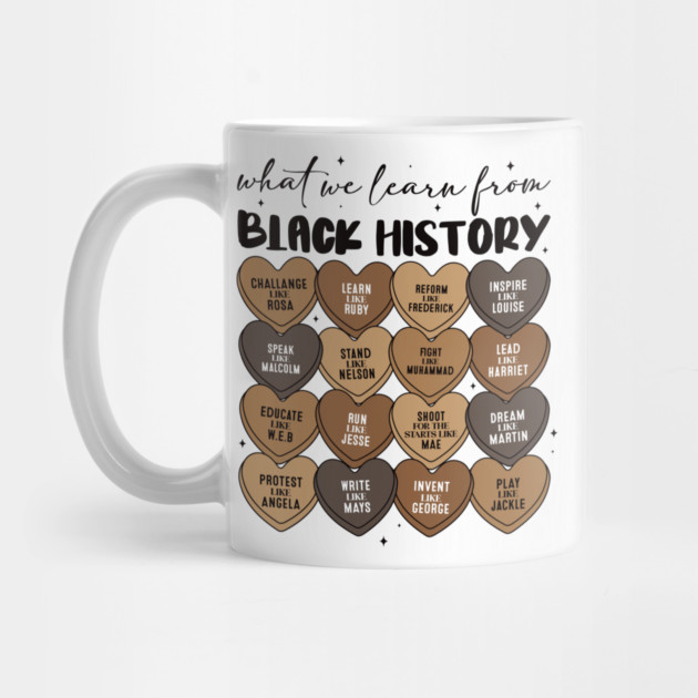Lessons From Legends: Black History Valentine's Day Heart Grid by UrbanLifeApparel