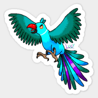 Squawk the Parakeet Magnet