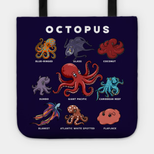 Kawaii Octopuses of the World Tote