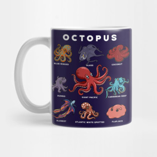 Kawaii Octopuses of the World Mug