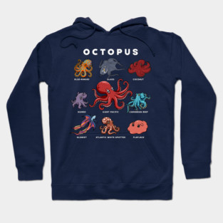 Kawaii Octopuses of the World Hoodie
