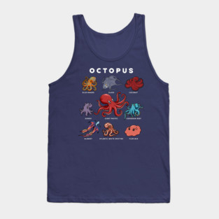 Kawaii Octopuses of the World Tank Top