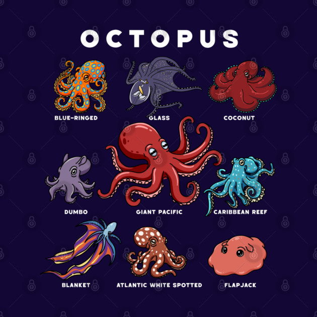 Kawaii Octopuses of the World by H. R. Sinclair