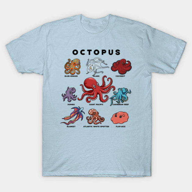 Cartoon Octopods T-Shirt by H. R. Sinclair