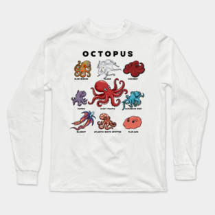 Cartoon Octopods Long Sleeve T-Shirt
