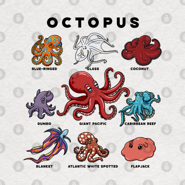 Cartoon Octopods by H. R. Sinclair