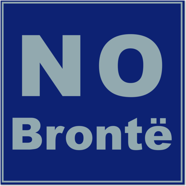 NO BRONTË Wall Art by tqtownsend