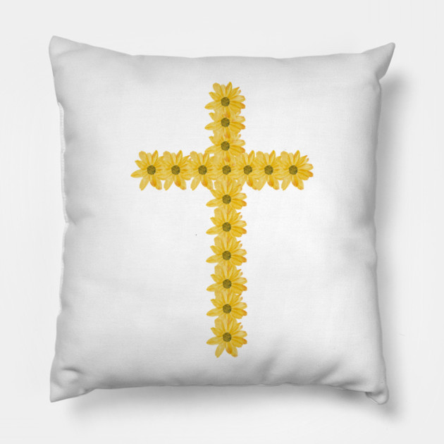 Daisy cross Pillow by Francesca's Store 1