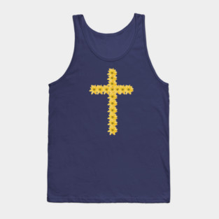 Daisy cross Tank Top