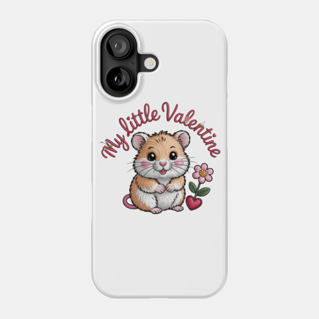 Hamster Valentine Phone Case by JessArty