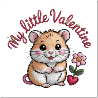 Hamster Valentine Posters and Art