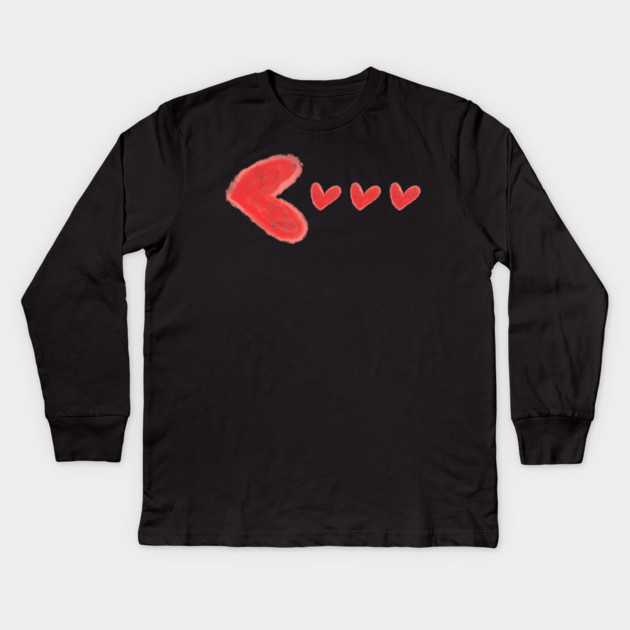 valentine-day Kids Long Sleeve T-Shirt by Creatifly Graphic Tees