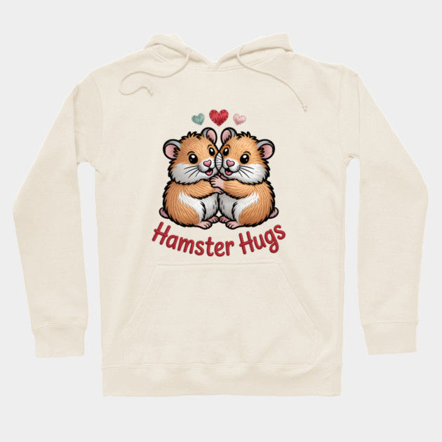 Hamster Valentine Hoodie by JessArty