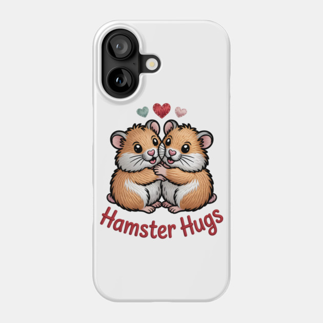 Hamster Valentine Phone Case by JessArty