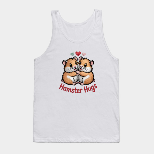Hamster Valentine Tank Top by JessArty