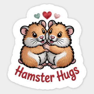 Hamster Valentine Magnet