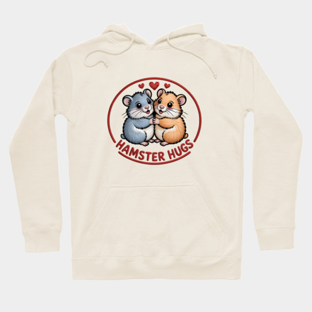 Hamster Valentine Hoodie by JessArty