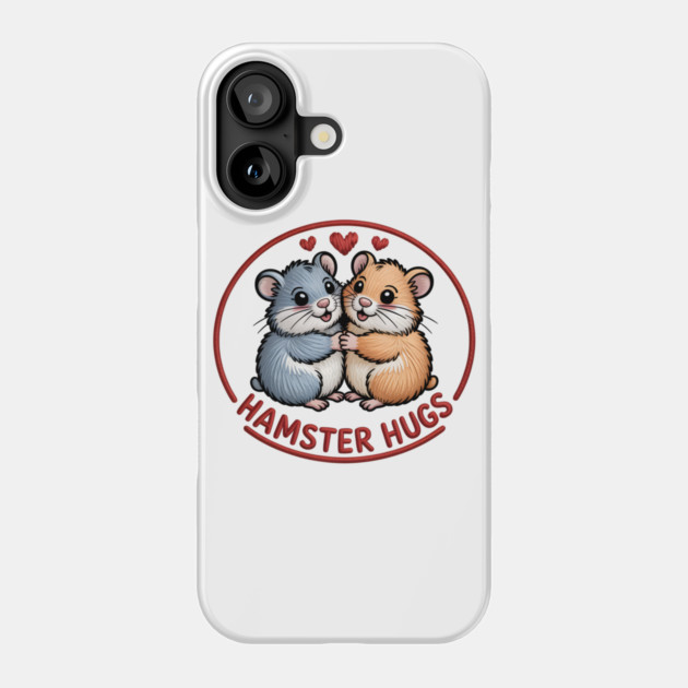 Hamster Valentine Phone Case by JessArty