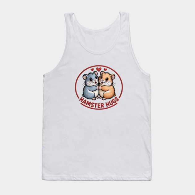 Hamster Valentine Tank Top by JessArty
