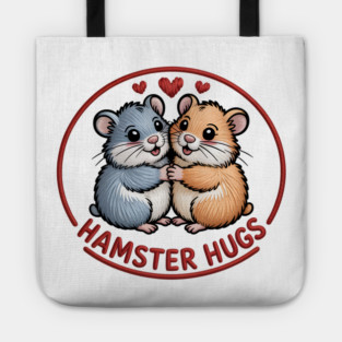 Hamster Valentine Tote