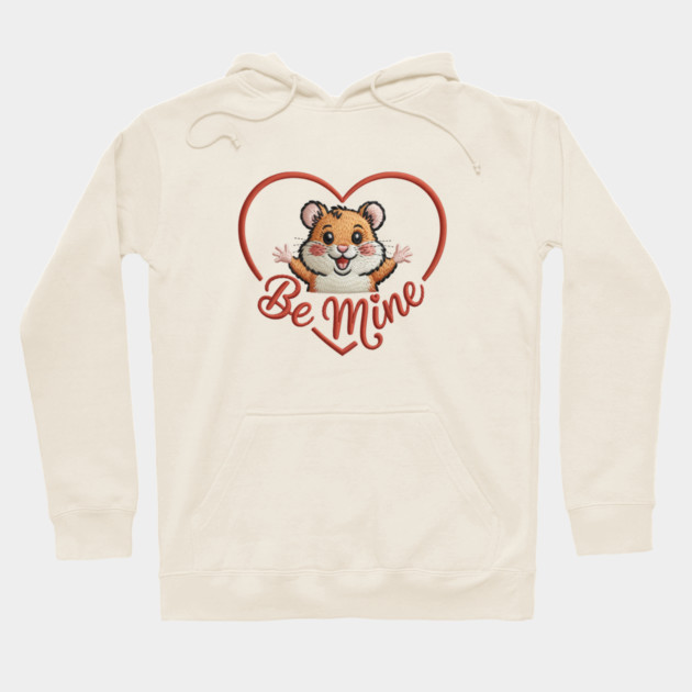 Hamster Valentine Hoodie by JessArty