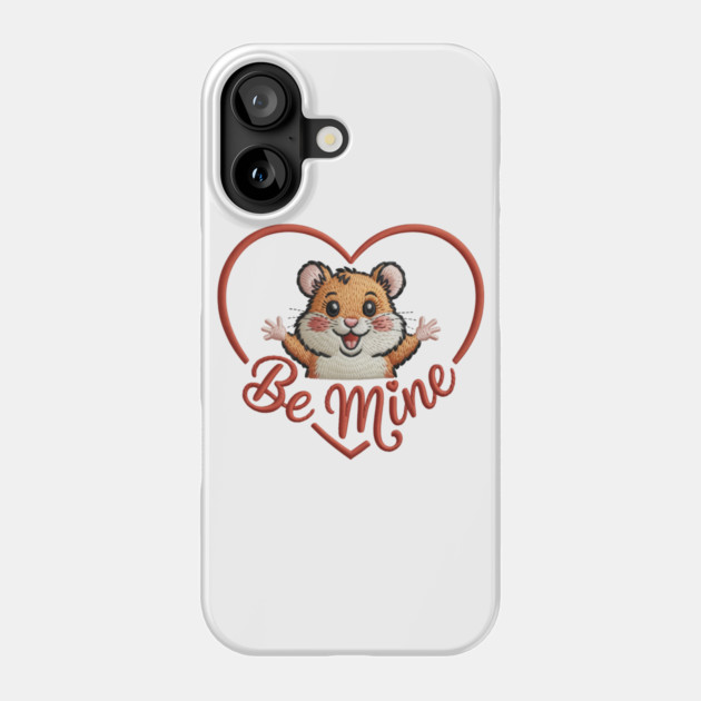 Hamster Valentine Phone Case by JessArty