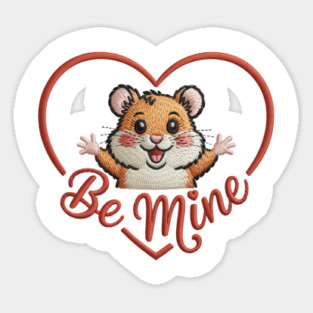 Hamster Valentine Magnet