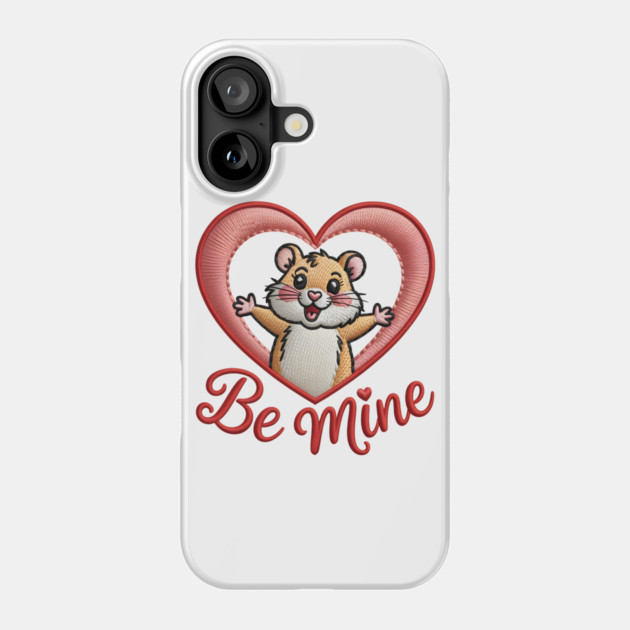 Hamster Valentine Phone Case by JessArty