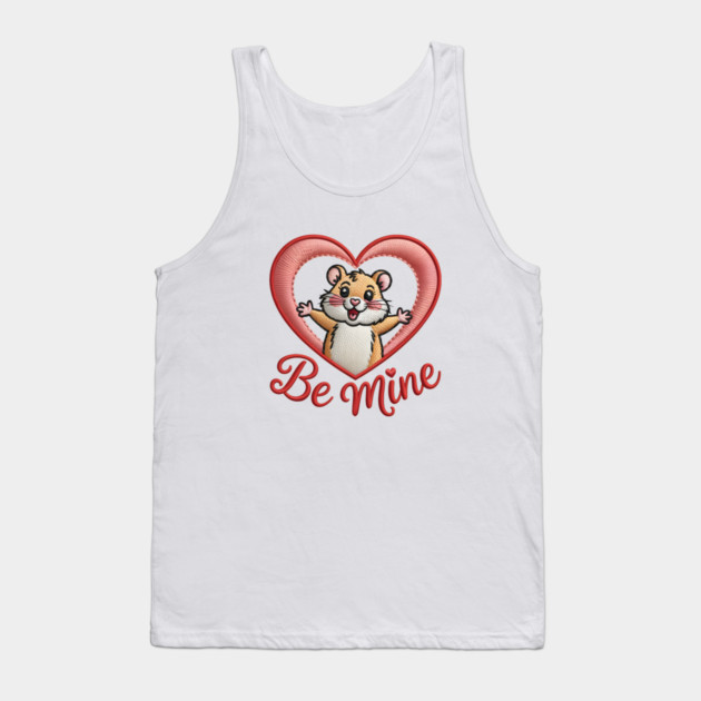 Hamster Valentine Tank Top by JessArty