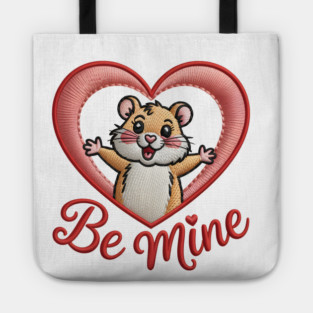 Hamster Valentine Tote