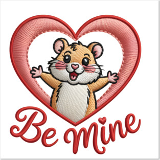 Hamster Valentine Posters and Art
