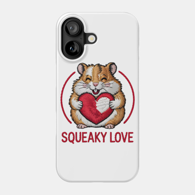 Hamster Valentine Phone Case by JessArty