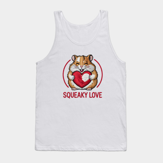 Hamster Valentine Tank Top by JessArty
