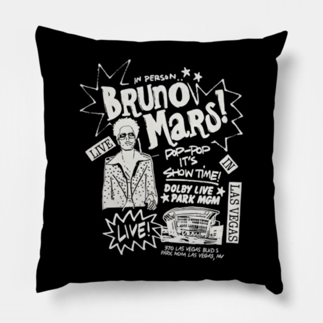 Bruno-Mars Pillow by dtr_art