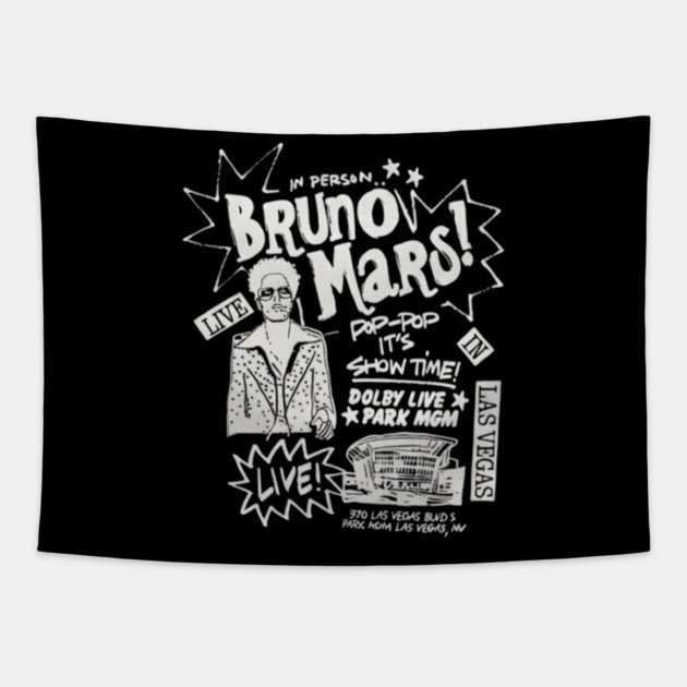 Bruno-Mars Tapestry by dtr_art