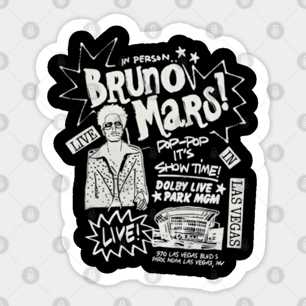 Bruno-Mars Sticker by dtr_art