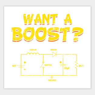 Electrical Engineering Want A Boost Engineer Sticker