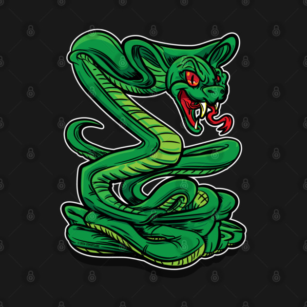 Green Cobra by eShirtLabs