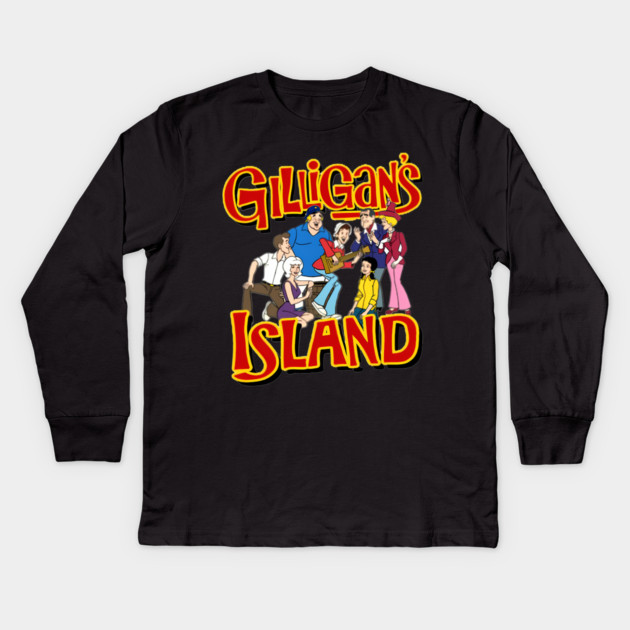 gilligan island Kids Long Sleeve T-Shirt by James Bates