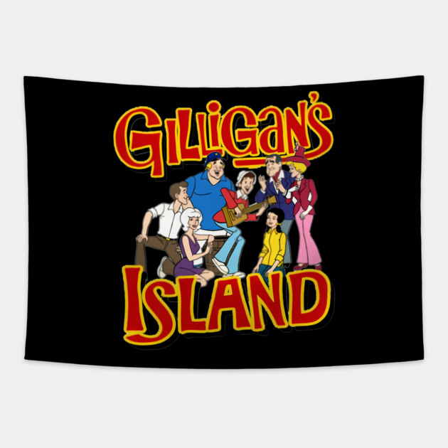 gilligan island Tapestry by James Bates