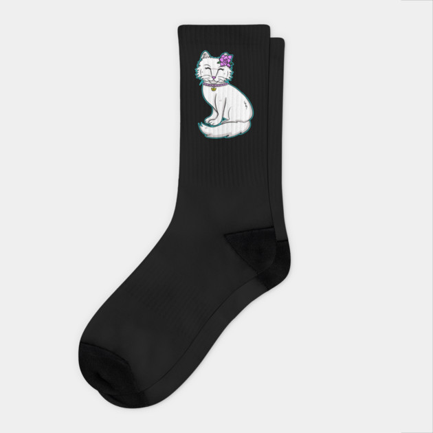 FLOWER GIRL Socks by roxiqt