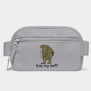 Kiss My Butt Green Frog Bag